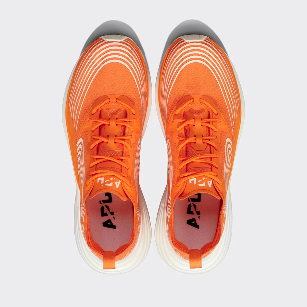 APL NWOB Orange/White Streamline Shoes 7.5/9 - Picture 5 of 12